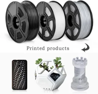 3D printer filament PLA 5BK 5WT - 11 kg - 1,75 mm񎟿