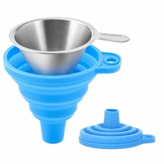 3d printer funne filter - RVS filterbeker - compatibel met Anycubic sla/elegoo mars - shopvlot