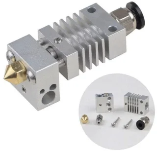 3D printer hotend kit – titanium thermische heat break