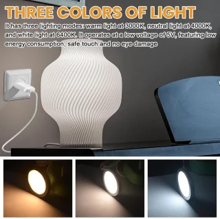 3D printer led licht set 2 stuks - nachtlampen - 3 kleuren - SnelShoppen