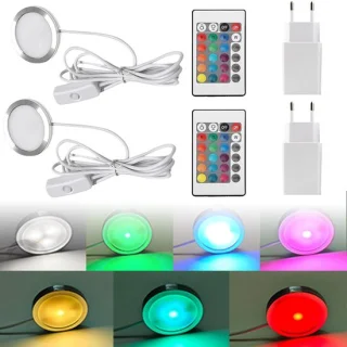 3D-printer ledlampenset - 2 stuks - aluminium legering