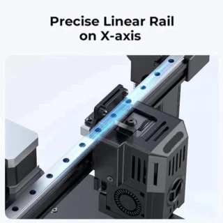 3D-printer Mini met direct drive extruder, upgraded model