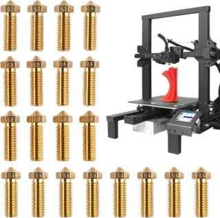 3D printer mondstukken set 20 stuks