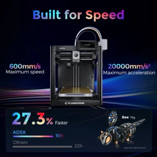 3D-printer multicolor corexy met bouwvolume 220 x 220 x 220 mm
