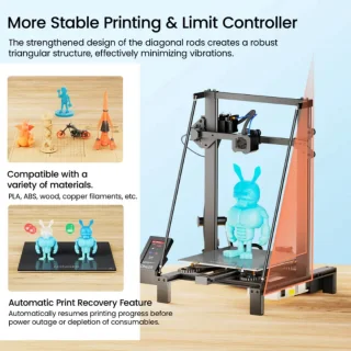 3D-Printer Professioneel Groot Bouwvolume 300x300x400mm