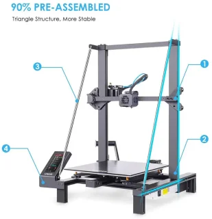 3D-Printer Professioneel Groot Bouwvolume 300x300x400mm
