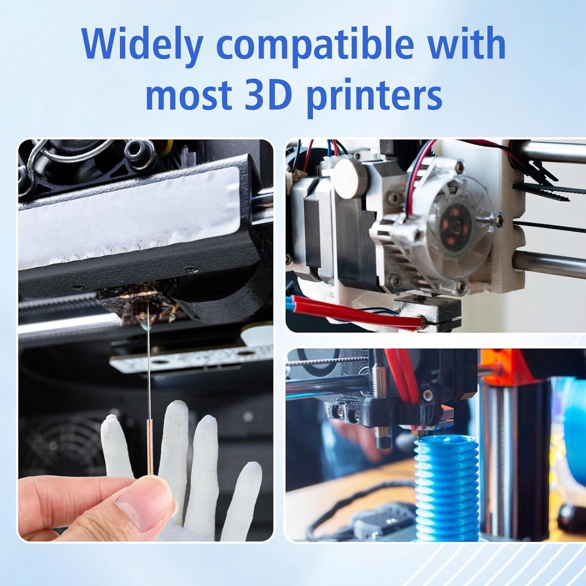 3D-printer reinigingsnaalden roestvrij staal 10 stuks