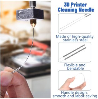 Wat vinden we goed aan de 3D-printer reinigingsnaalden set - 60 stuks