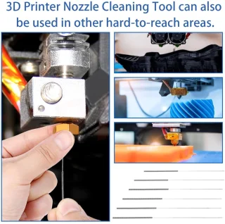 3D-printer reinigingsnaalden set - 60 stuks