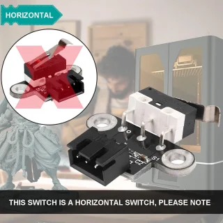 3D-printer schakelaar, horizontaal type, mechanische eindschakelaar, module, onderdelen en accessoires, micro-eindschakelaar - ShopVlot