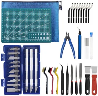 3D printer tools set 42 delen - accessoires met reinigingsnaalden - ShopVlot