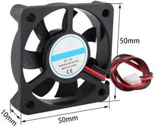 3D printer ventilator 50x50x10mm - 5V DC borstelloos - ShopVlot