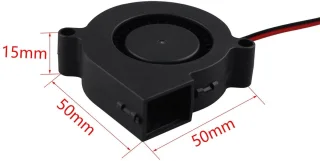 3D printer ventilator 50x50x15mm stille koeling voor Ender 3 en CR-10 - ShopVlot