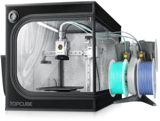3D-printerbehuizing met ledverlichting