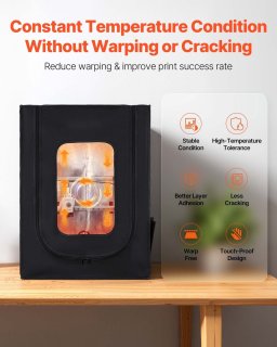 Wat vinden we goed aan de 3D-printerbehuizing Printertent 55 x 65 x 75 cm