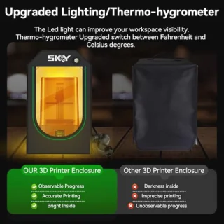 3D-printerbehuizing UV-hars