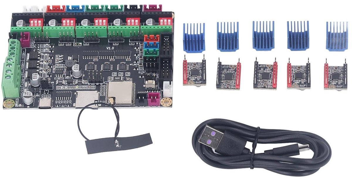 Wat vinden we goed aan de 3D-printerbesturingskaart 32-bit Hoogfrequent Moederbord