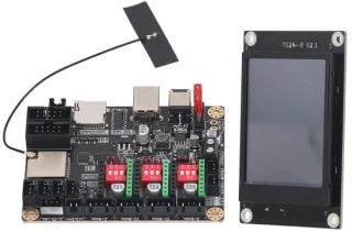 3D-printermoederbord met wifi en TS24 R-display