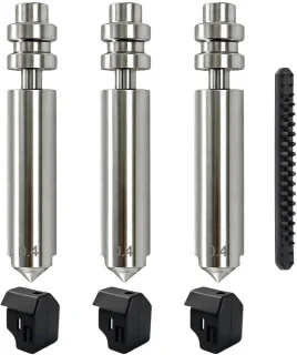 3D-printermondstukken 0,4 mm - geïntegreerd staal - ShopVlot
