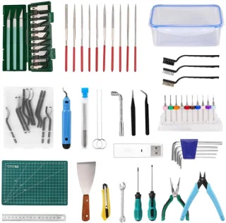 3D-printertoolset met 78 tools en accessoires en opbergtas