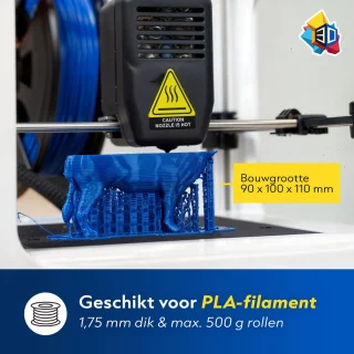 3D&Print 3D Printer Nano Wit met PLA Filament