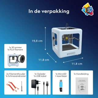 3D&Print 3D Printer Nano Wit met PLA Filament