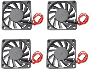 4-delige 6010 DC-ventilator 24V – 60 x 60 x 10 mm