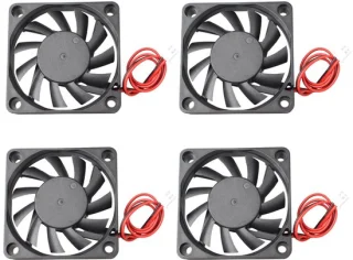 4 stuks 6010 DC 24V koelventilator – 60 × 60 × 10 mm
