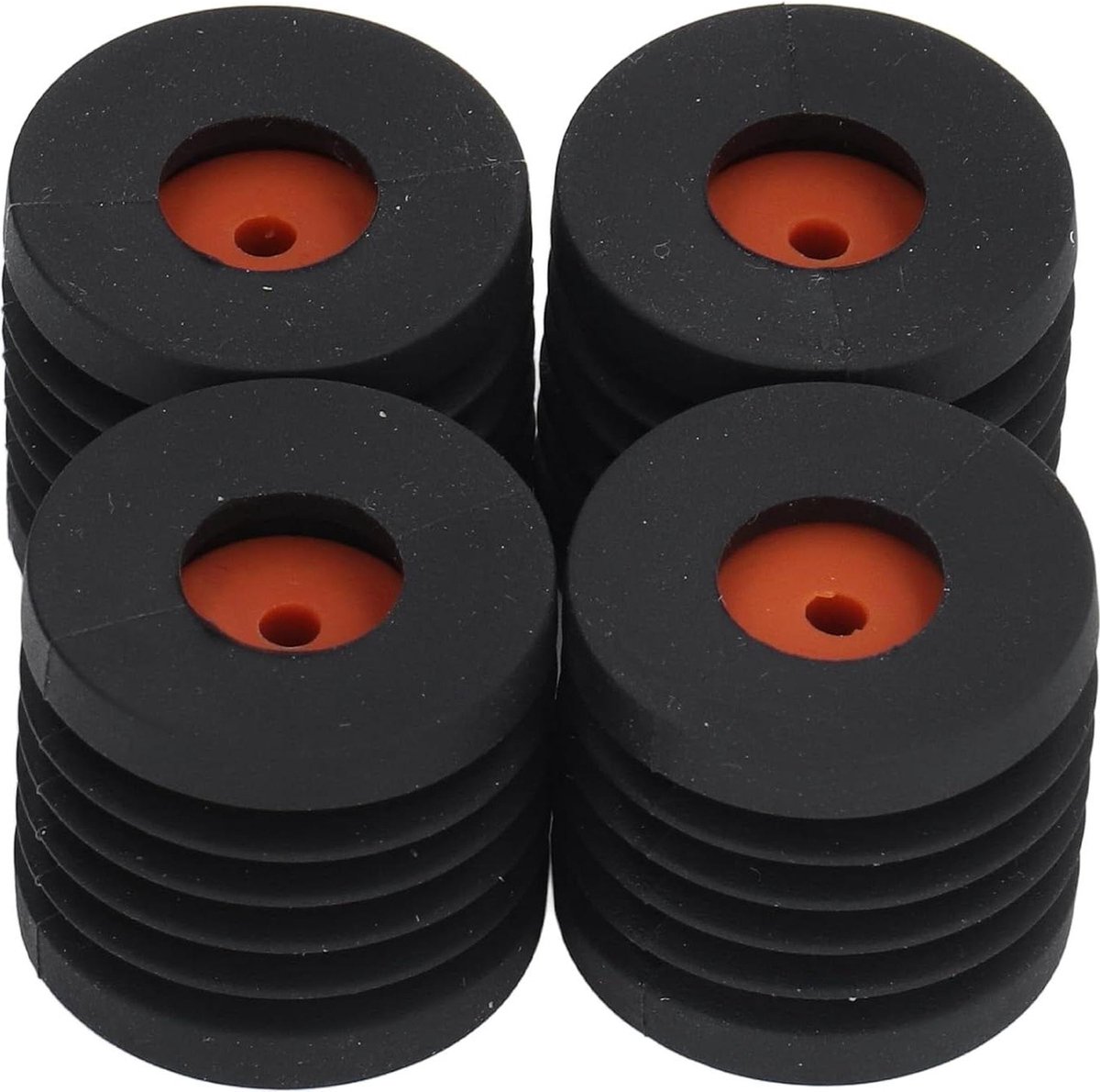 De 4x 3D-printer Voetenkussen Rubber Zwart in één oogopslag