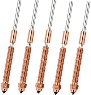 5-delige hogetemperatuurmondset voor K1C/Ender 3 V3 3D-printers - ShopVlot