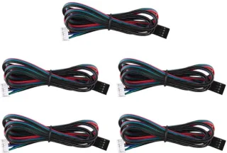5 stks 1 m bipolaire stappenmotor kabel 4pin Nema17