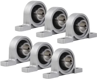 6 verticale flenslagers voor 3D-printers