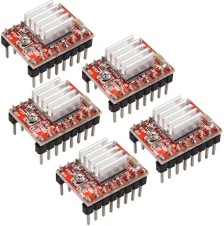 A4988 Stepstick steppermotordriver, 5 stuks
