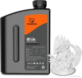 ABS-achtige hars voor 3D-printer, wit, 2 kg