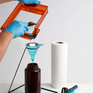 Accessoires 3D-printer filterset met giettrechter