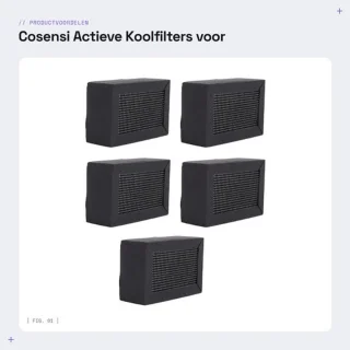 Actieve koolfilter 5 stuks