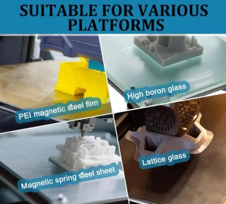 Adhesive voor 3D-printers, spray voor 3D-scanner, extra sterke 3D-printlijm voorkomt vervorming van heated print - ShopVlot