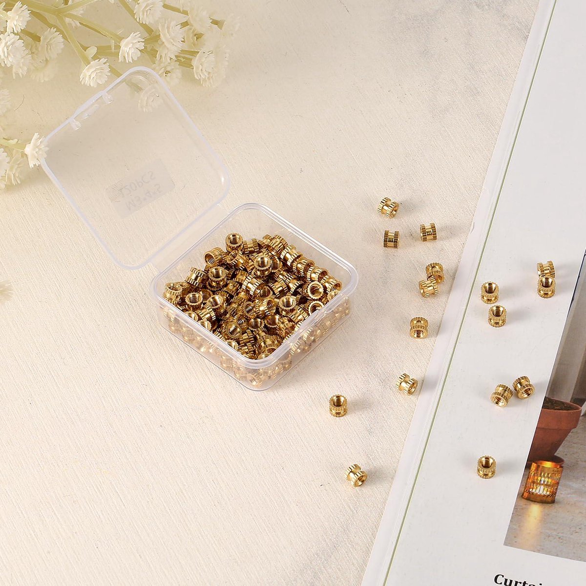 Wat vinden we goed aan de Allecto Plus 3D-Print Inzetstuk M3 Messing Moeren 120 stuks