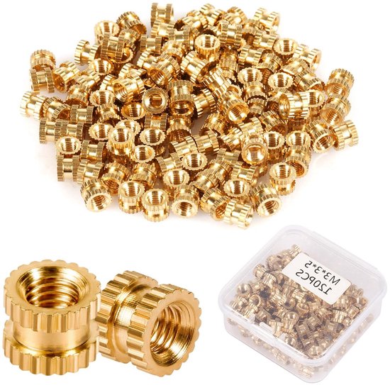 Allecto Plus 3D-Print Inzetstuk M3 Messing Moeren 120 stuks review