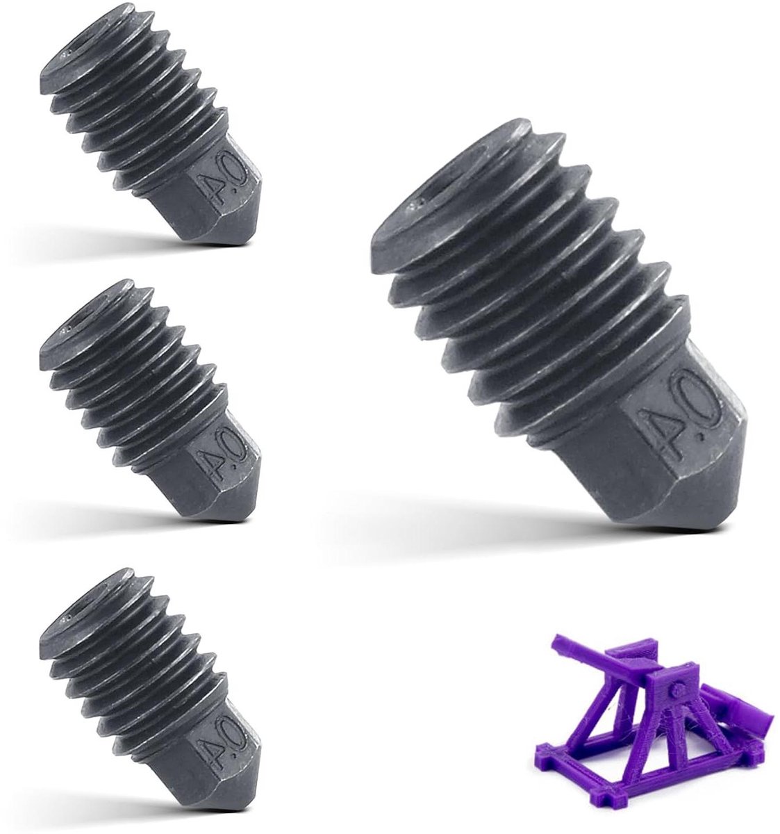 De Allecto Plus Gehard Staal Mondstukken 4 stuks 3D-printer Accessoires in één oogopslag