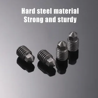 Allecto Plus Gehard Staal Mondstukken 4 stuks 3D-printer Accessoires