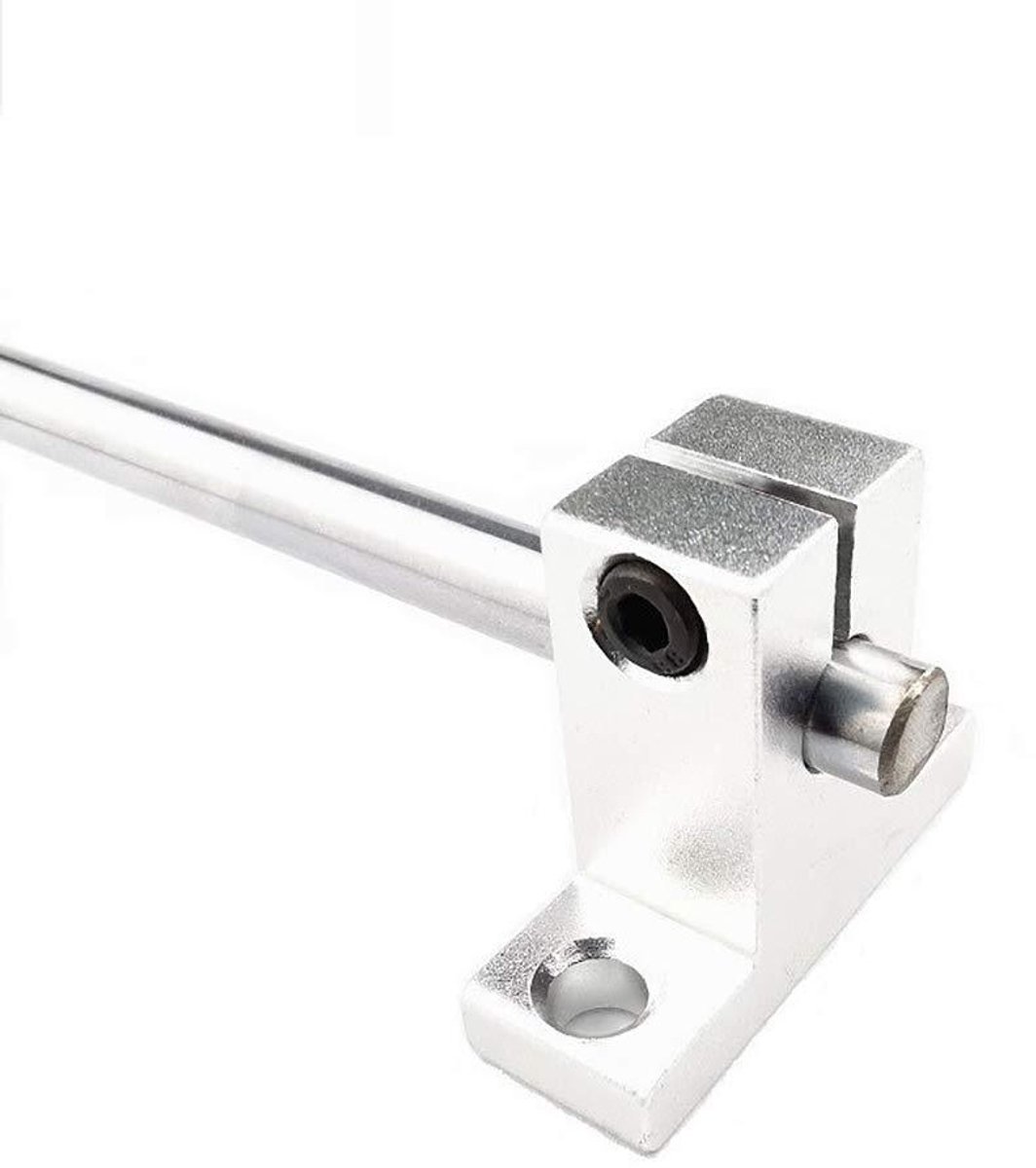 Allecto Plus Lineaire ashouders set 4 stuks 20mm aluminium