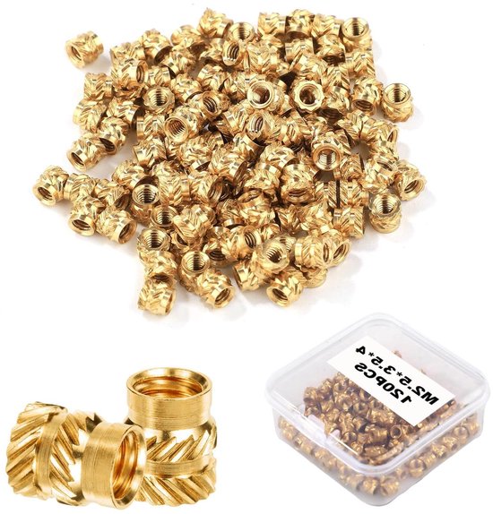 Allecto Plus M25x35x4mm Messing Moeren 120 stuks review