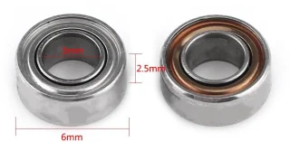Allecto Plus Mini kogellagers 3x6x2.5mm 10 stuks