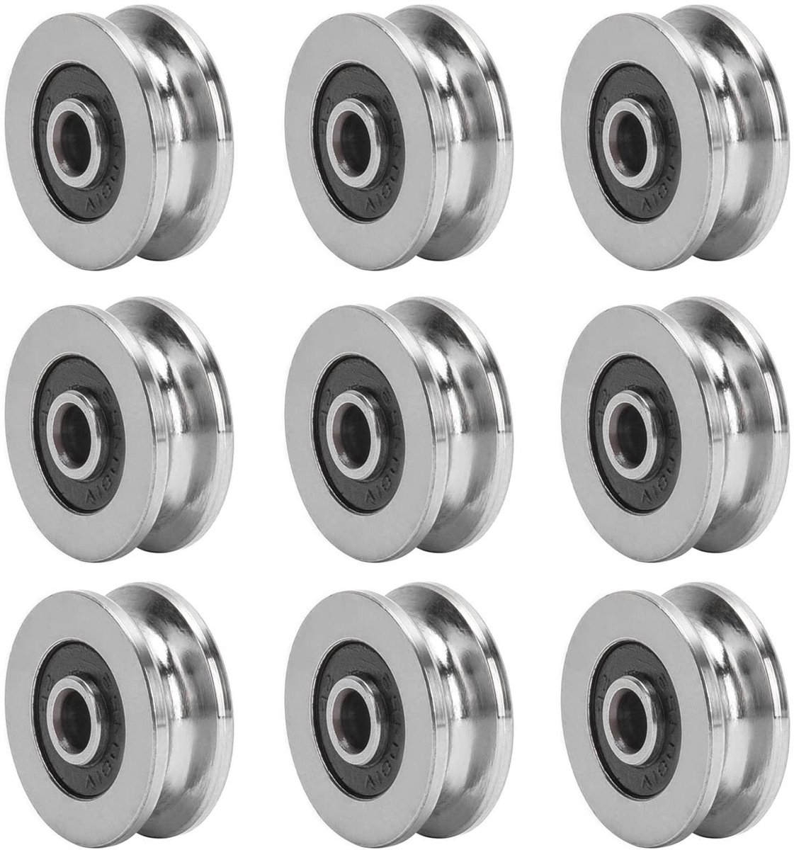 Allecto Plus V-groef lagers 18x4x8 mm 10 stuks