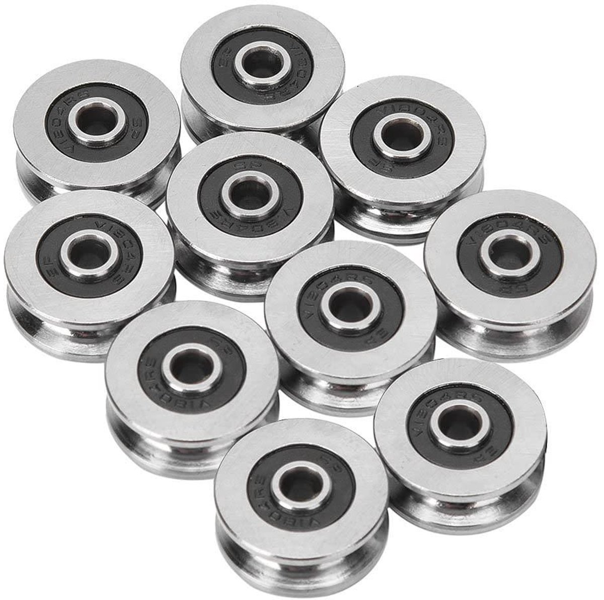 Allecto Plus V-groef lagers 18x4x8 mm 10 stuks