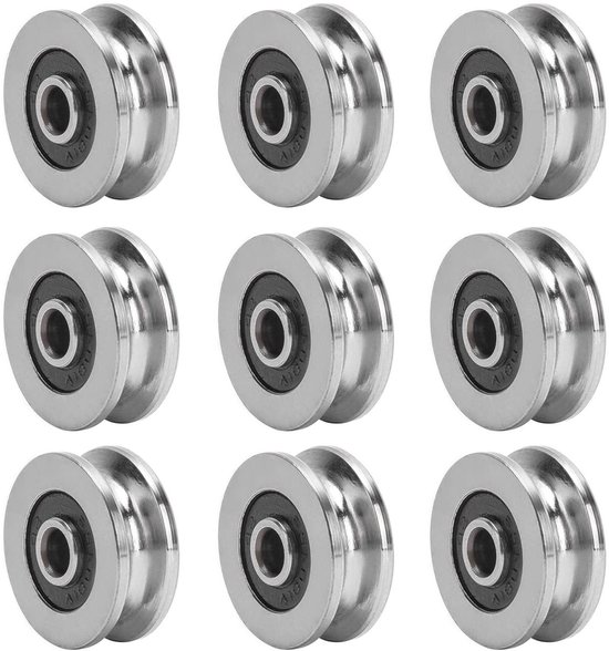 Allecto Plus V-groef lagers 18x4x8 mm 10 stuks