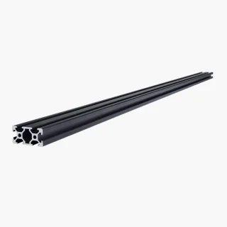 Aluminium T-sleufprofiel 2040 (20x40 mm) - Set van 5 - 1500 mm - Geanodiseerd Zwart