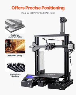 Wat vinden we goed aan de Aluminium T-sleufprofiel 2040 (20x40 mm) - Set van 5 - 1500 mm - Geanodiseerd Zwart