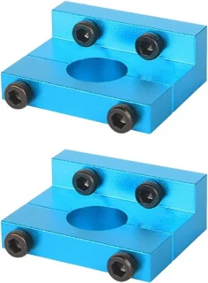 Aluminiumstandaard voor V6 Volcano-hotend — 2 stuks, zilver